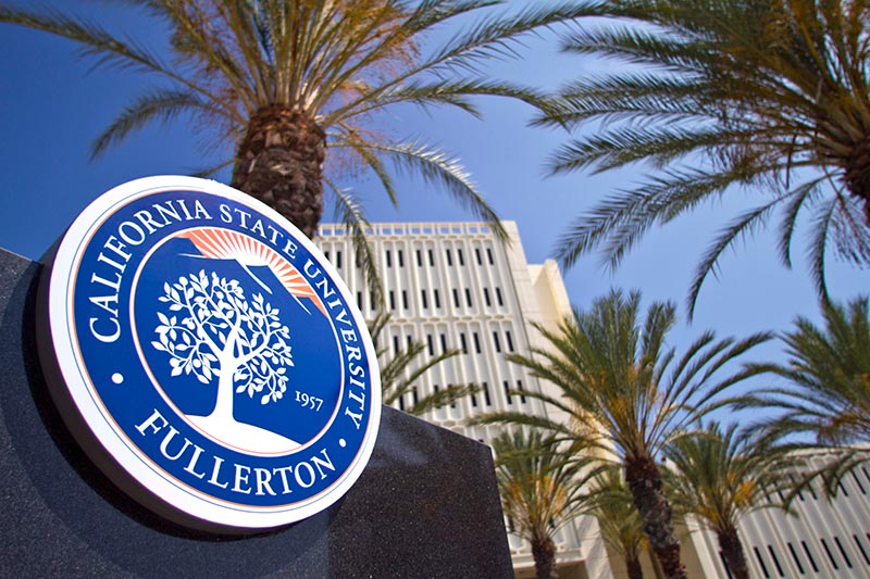 Photo of CSUF campus.