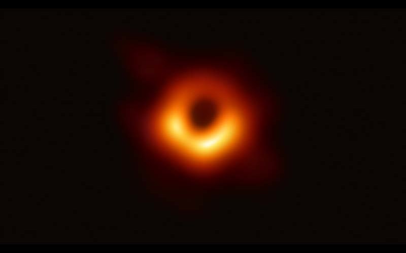 the first image of a black hole