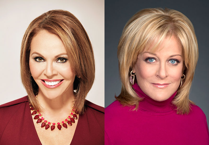 María Elena Salinas and Debora Voigt