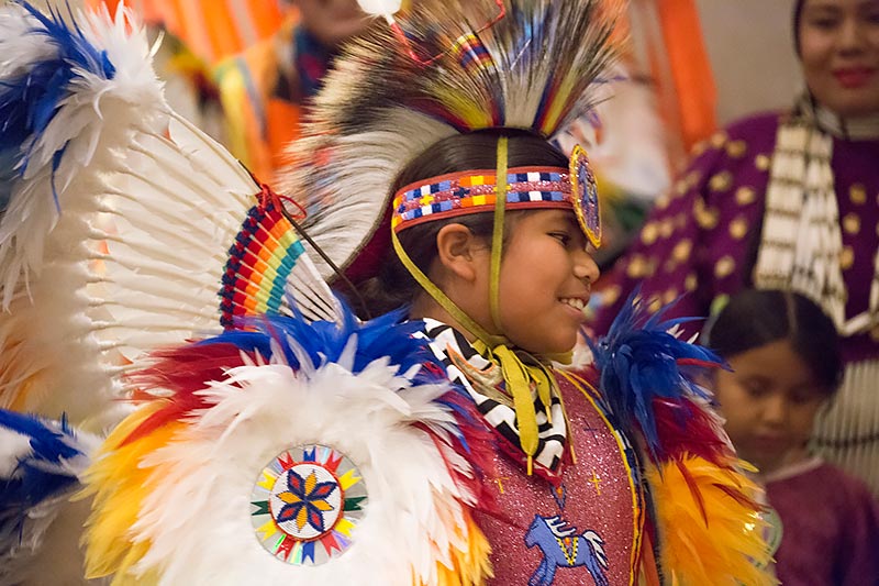 Eagle Spirit Dancers perform for the inaugural Native American Heritage Month 2017 Reception