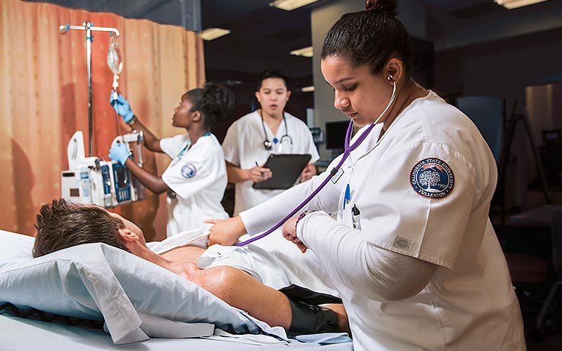 CSUF nursing students