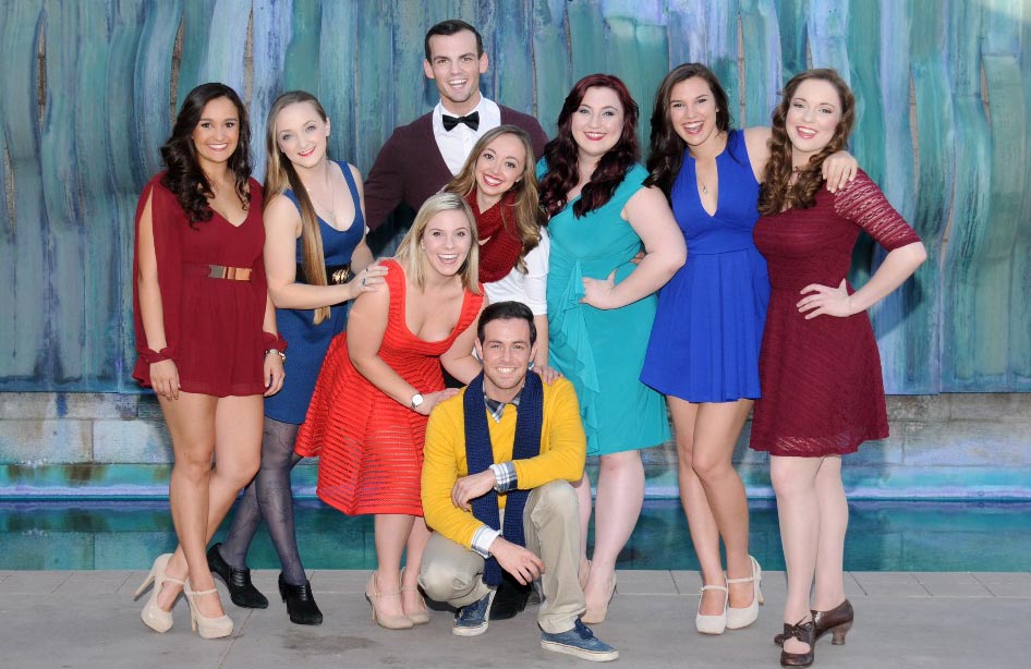 Nine theatre arts seniors
