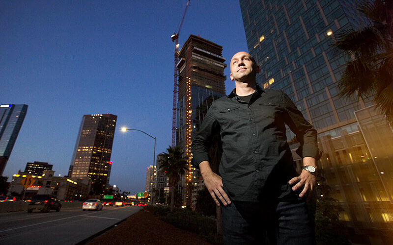 Kristijan Kolozvari works on sesmic building construction.