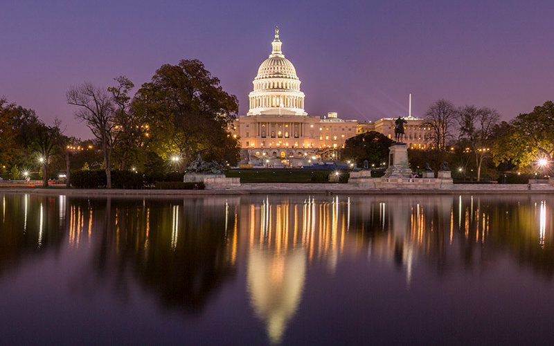 US Capitol at Night