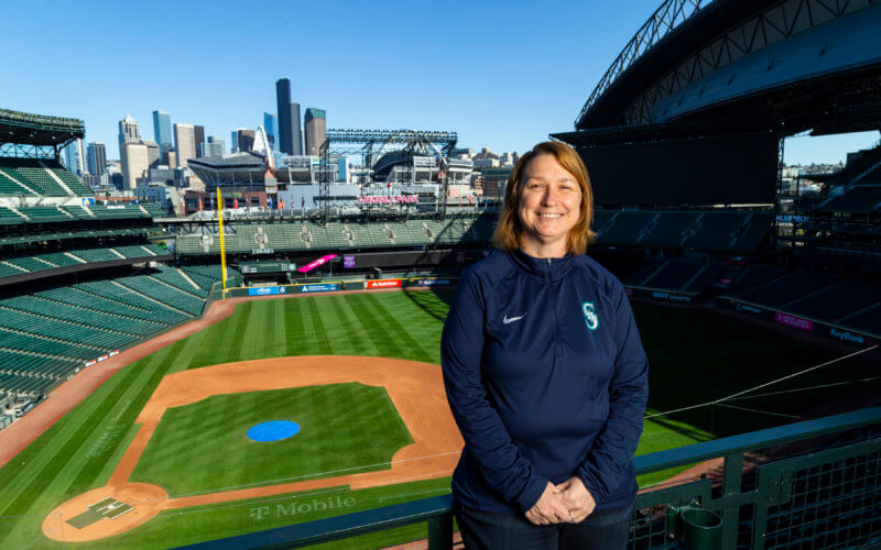 Kari Escobedo at Seattle Stadium