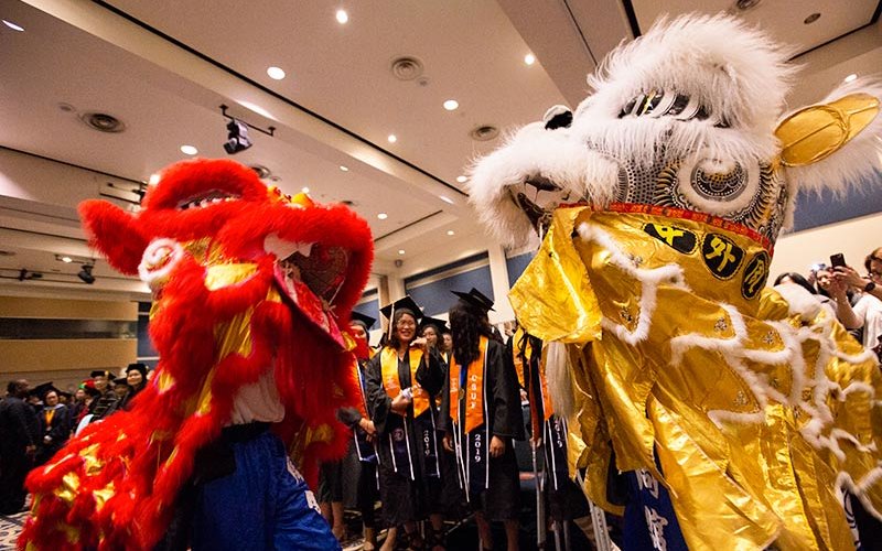 Commencement Lion Dancers