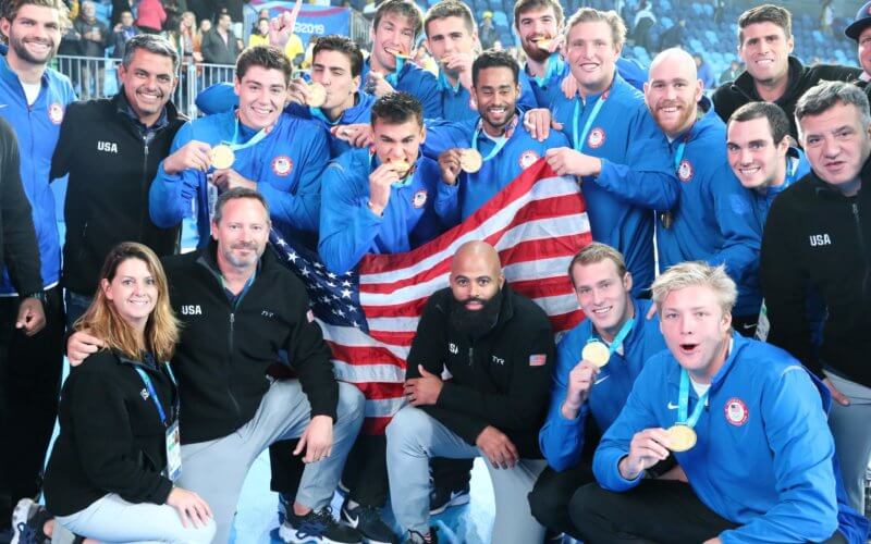 Chris Bates and USA Water Polo Men’s National Team