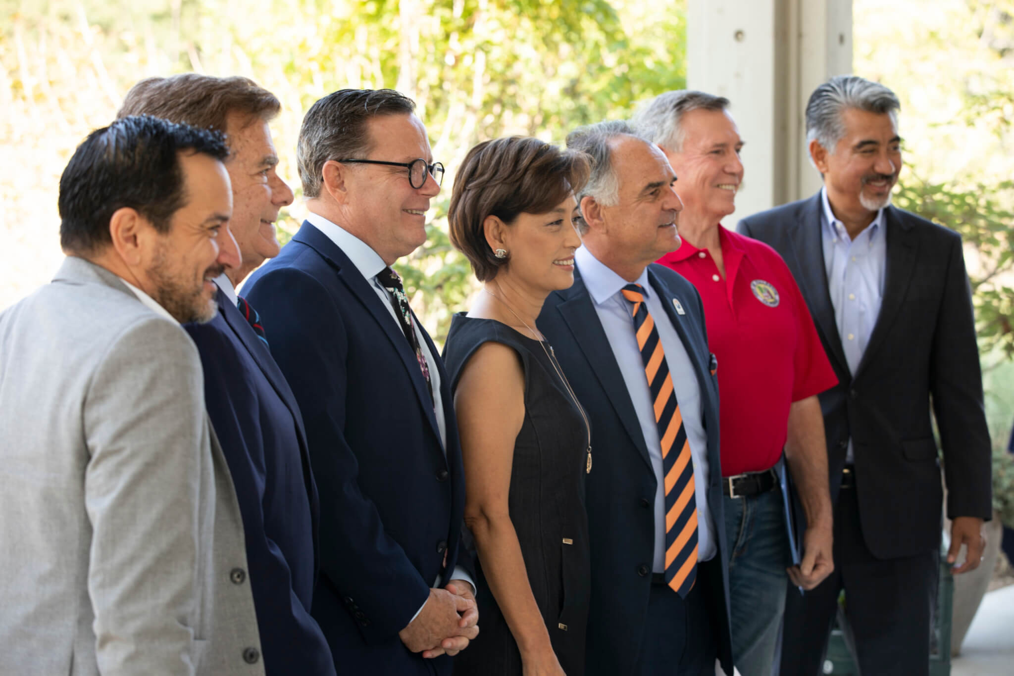 President Virjee with Elected Officials