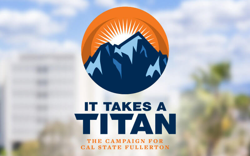 It Takes a Titan Campaign Logo art