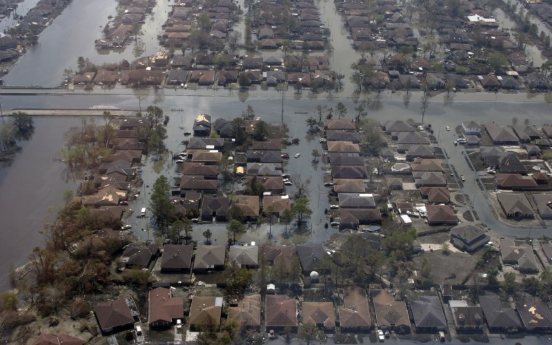 Flooding after Hurricane Katrina in New Orleans in 2005. Photo from Pixabay.