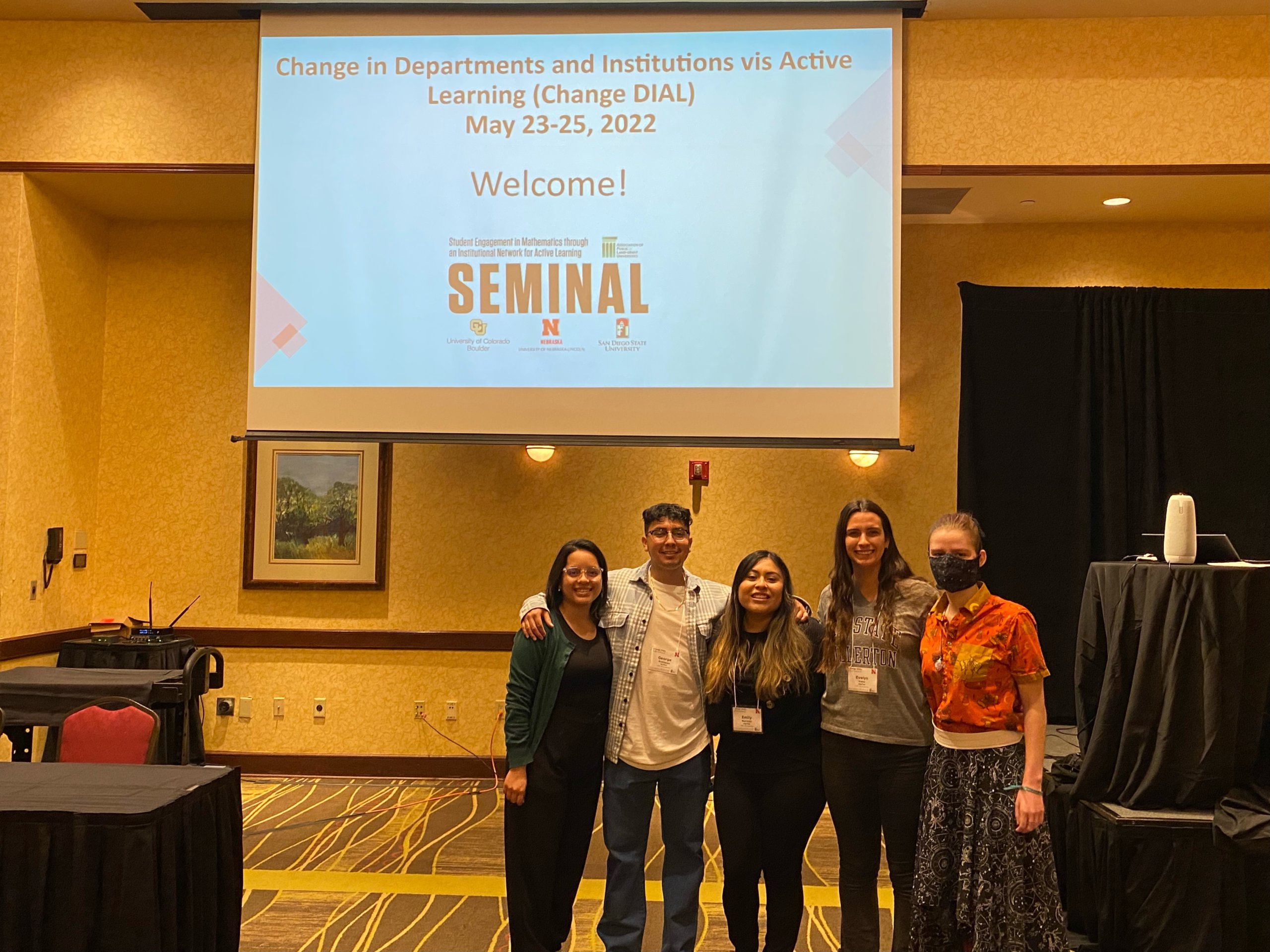 CSUF students at Change DIAL conference