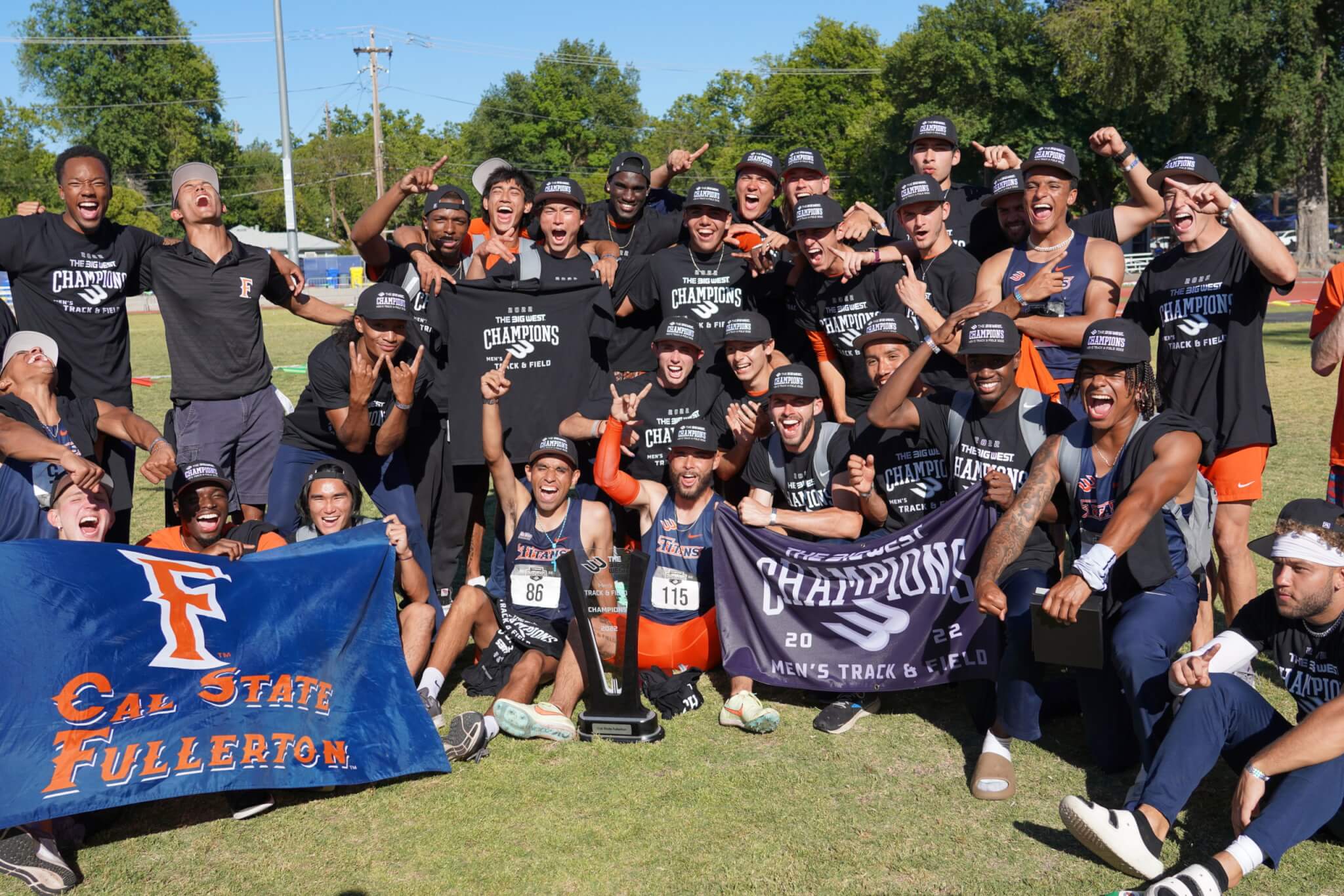 Men's Track and Field Win BacktoBack Big West Titles CSUF News