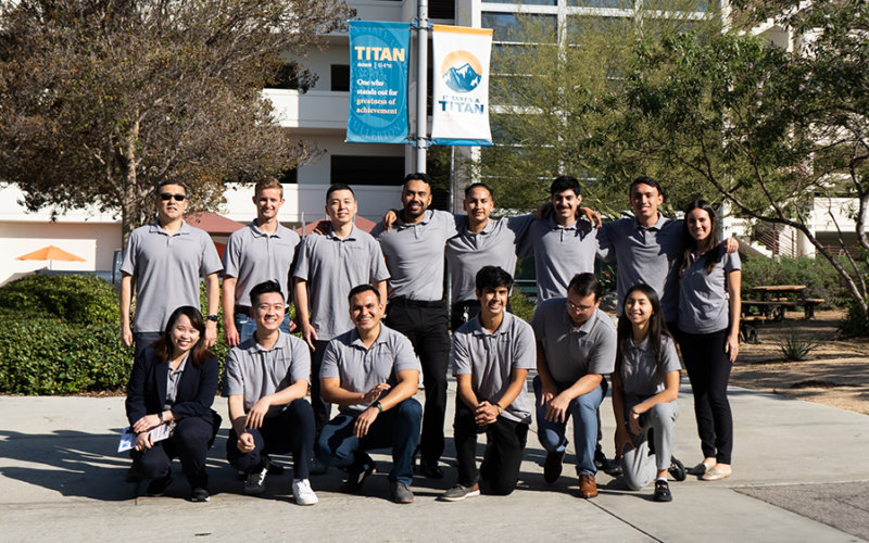 The winning student teams of the 2022 Student Investment Conference. Photo by Ngoc Nguyen