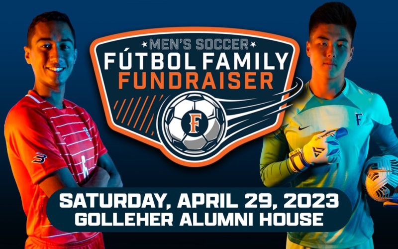 Titans Men's Soccer Fútbol Family Fundraiser April 29th at Golleher Alumni House; Student-athletes pictured (Giovanni Calderon & Tetsuya Kadono)