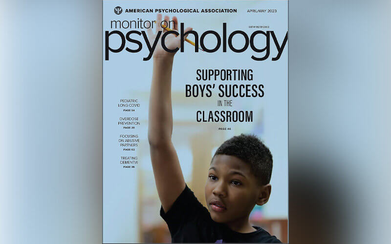 Cover- APA Monitor on Psychology April/May 2023