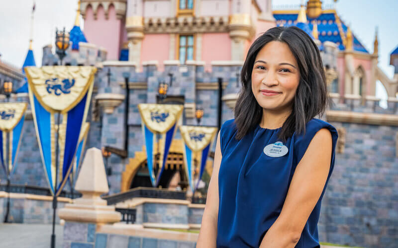Jessica Pineda at Disneyland Resort