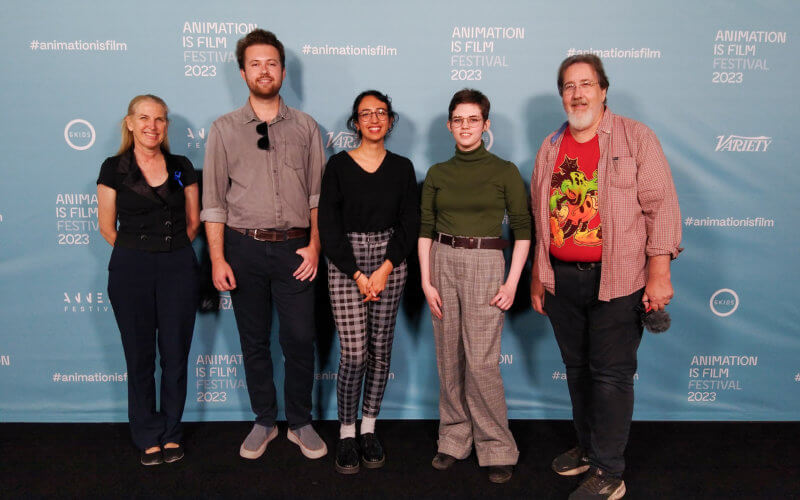 Students and Professors at Film Festival