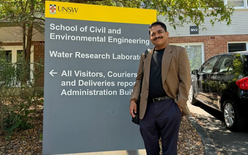 Professor Kurwadkar at University of New South Wales, Sydney