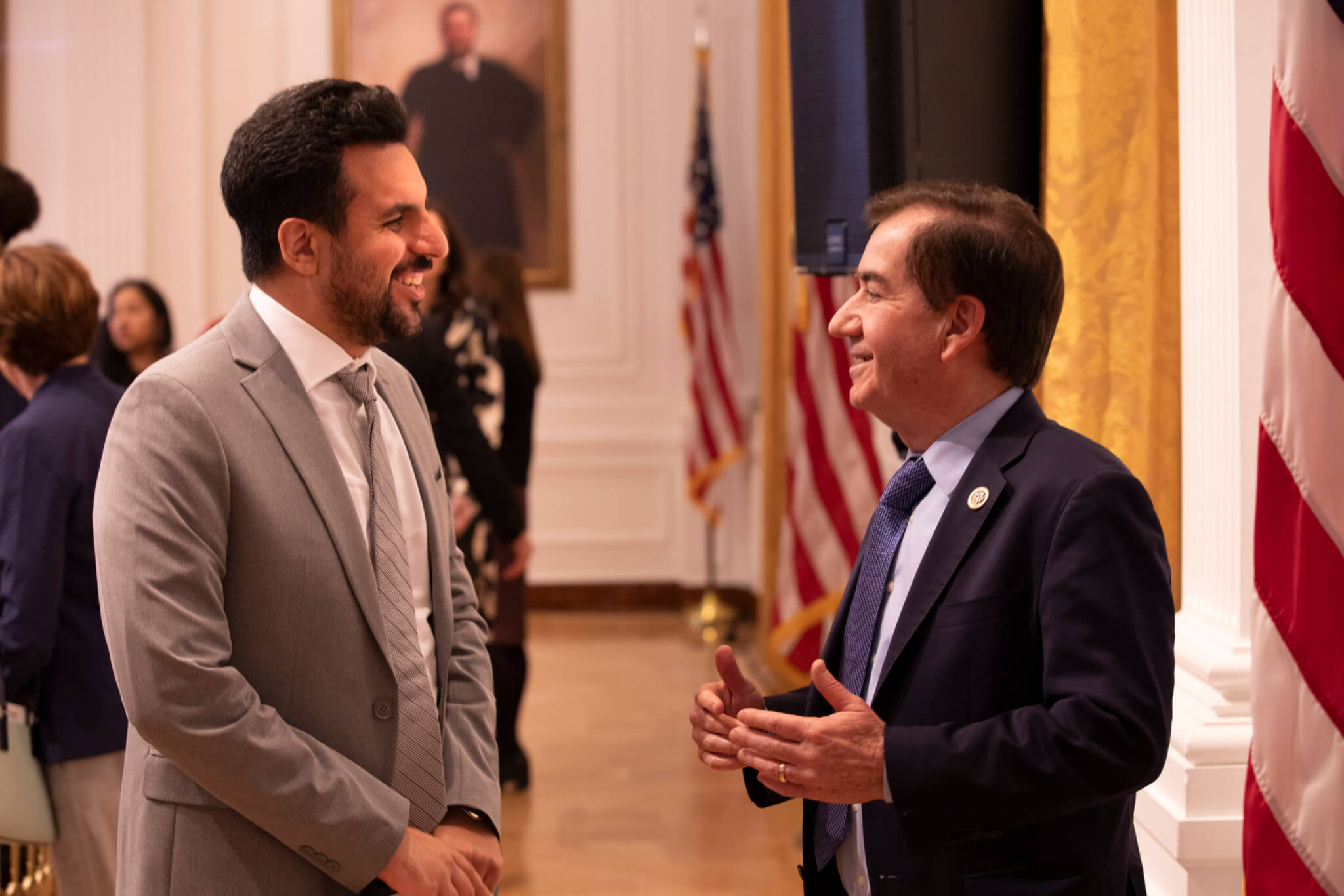 Omid Farzan and Ed Royce