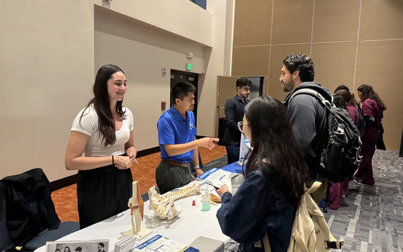 Students Gain Valuable Insights at Health Care Professions and Majors Fair.