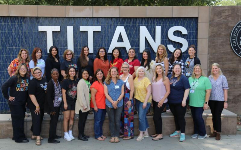 Twenty-two teachers from Fullerton Elementary and Norwalk La Mirada Unified School Districts participate in 4-day workshop.