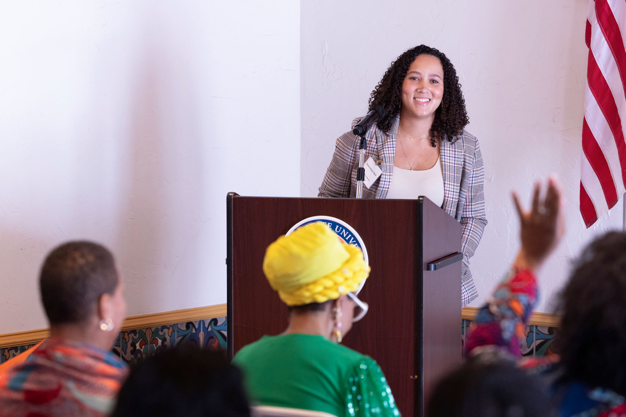 Domonique Beck presents her research on prison abolition