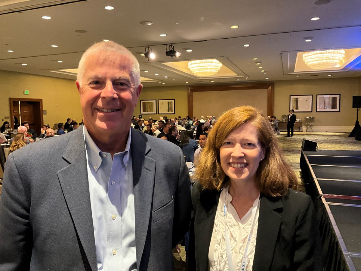 Meg and John from Deloitte