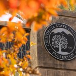 Close up of California State University, Fullerton seal