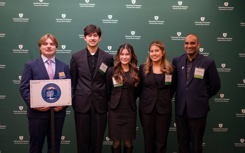 Students at University of Vermont competition