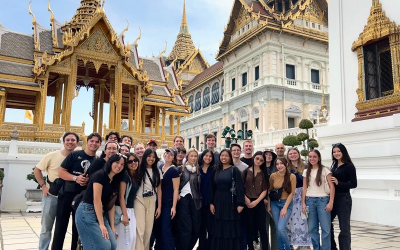 CSUF students in Bangkok, Thailand