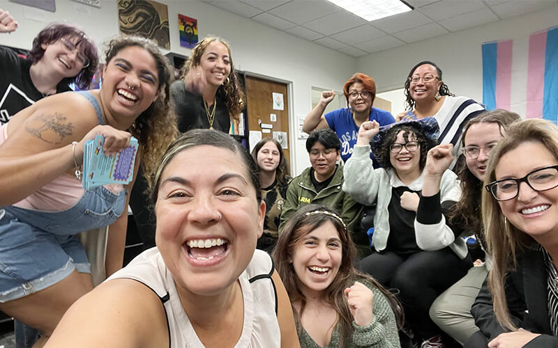 Faculty and students in Cal State Fullerton's Department of Gender and Sexuality Studies