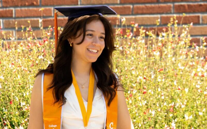 Kristine Vergara Graduation Attire