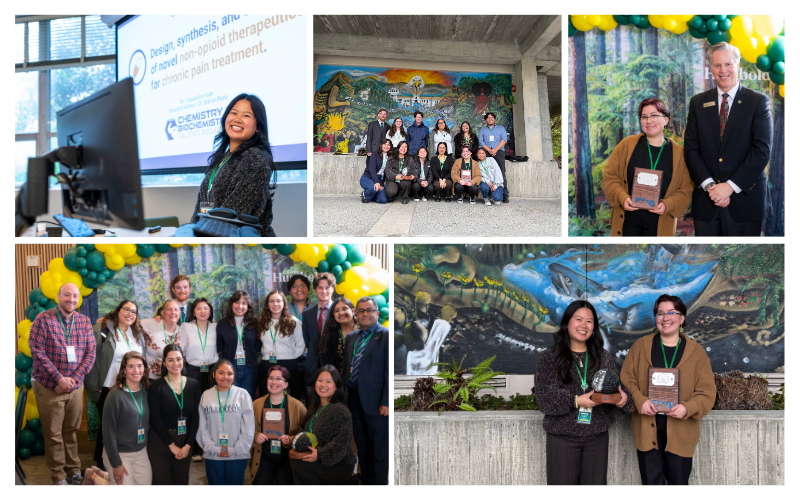 CSUF students present their research at the 39th Annual California State University Student Research Competition.