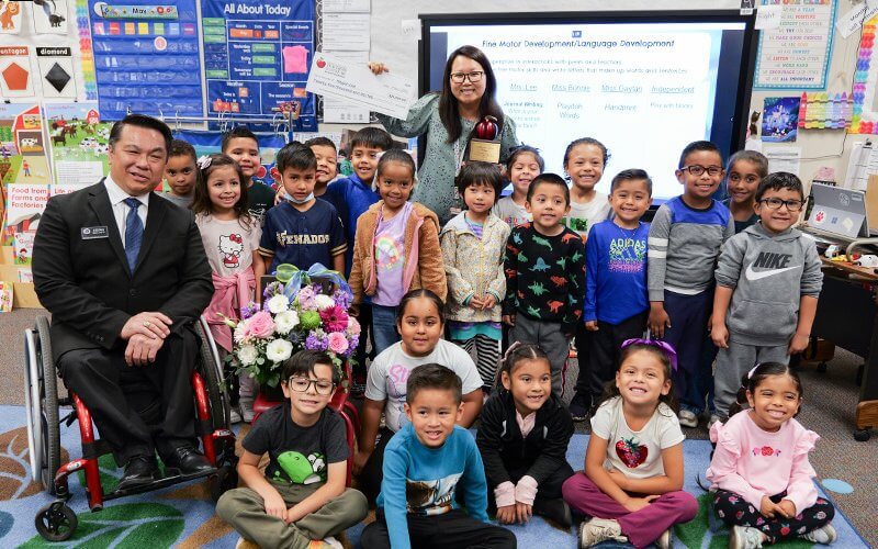 Megan Lee and Classroom