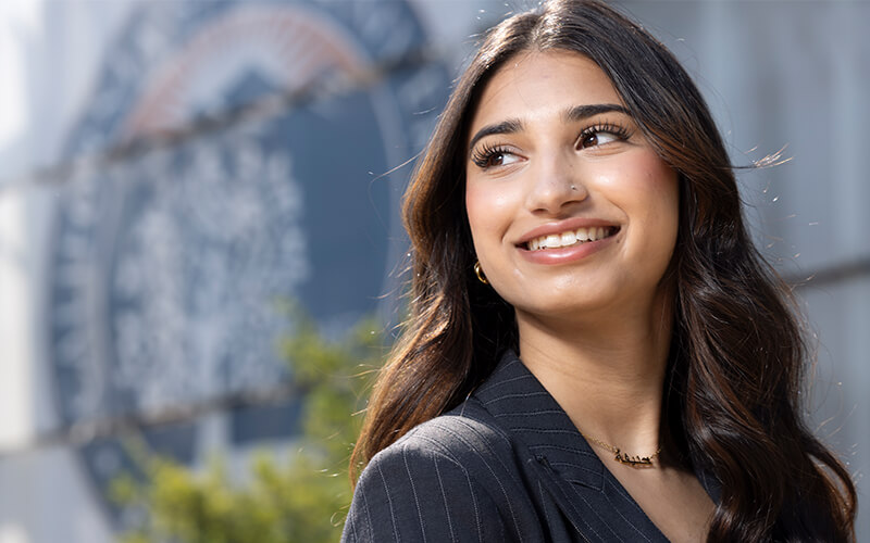 Portrait of ASI President Haneefah Syed