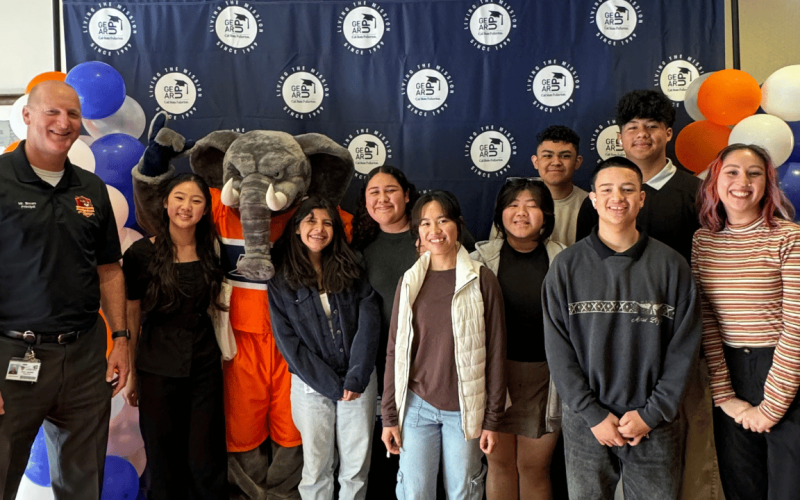 A group of GEAR UP students from Loara High School.