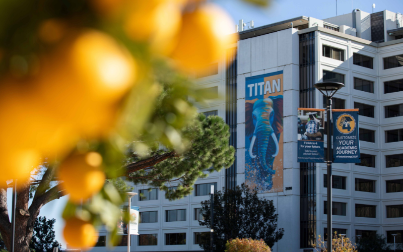 College Park building at Cal State Fullerton