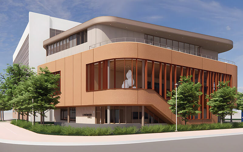 Rendering of Landmark Hall