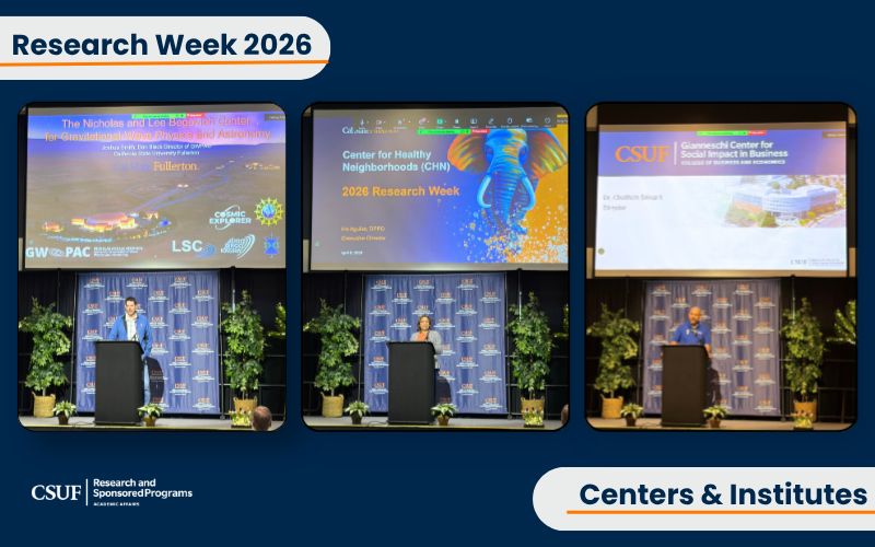 Center directors speak at research week