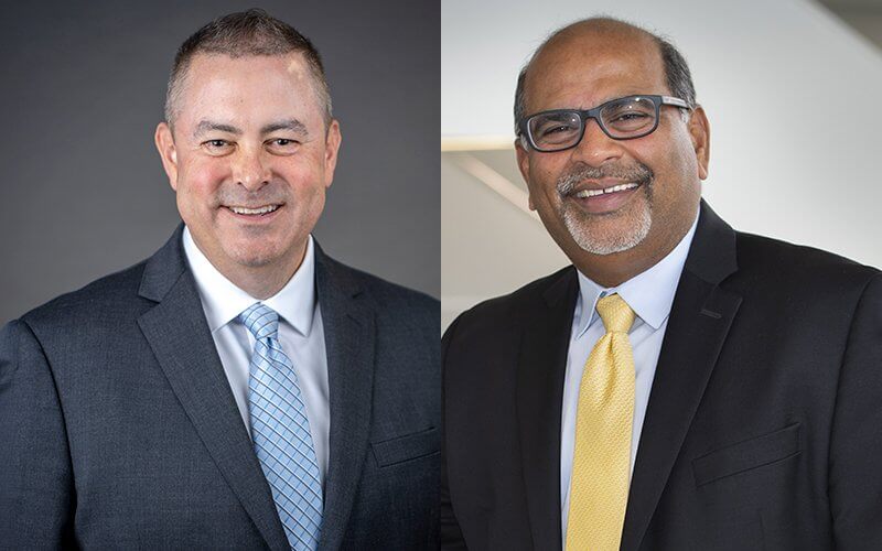 ASI executive director Dave Edwards and dean Sridhar Sundaram