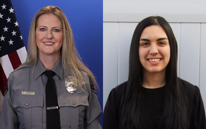 CSUF alumni Pamela Farley and Chloe Sciaccia