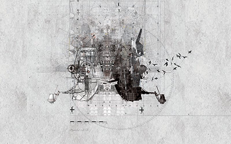 Architectural drawing titled "HyBird Theory 07"