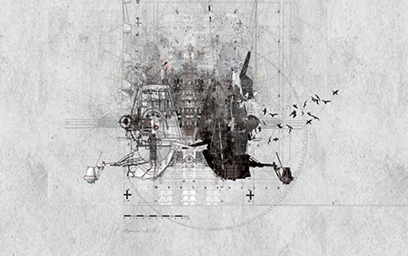 Architectural drawing titled "HyBird Theory 07"