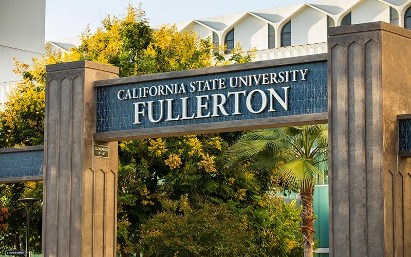 Cal State Fullerton promenade