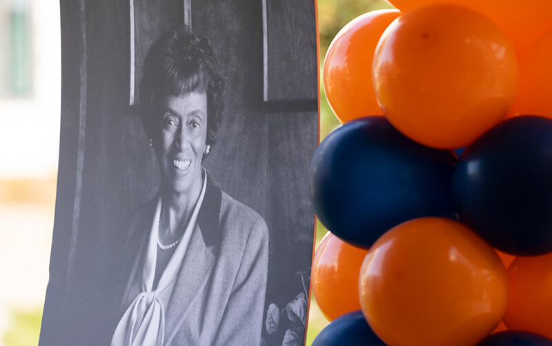 Photo of former CSUF President Jewel Plummer Cobb