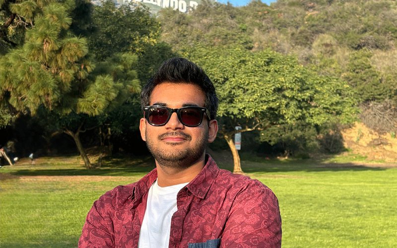 Portrait of CSUF alum Zain Shafi Mohammed