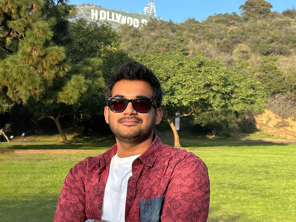 Portrait of CSUF alum Zain Shafi Mohammed