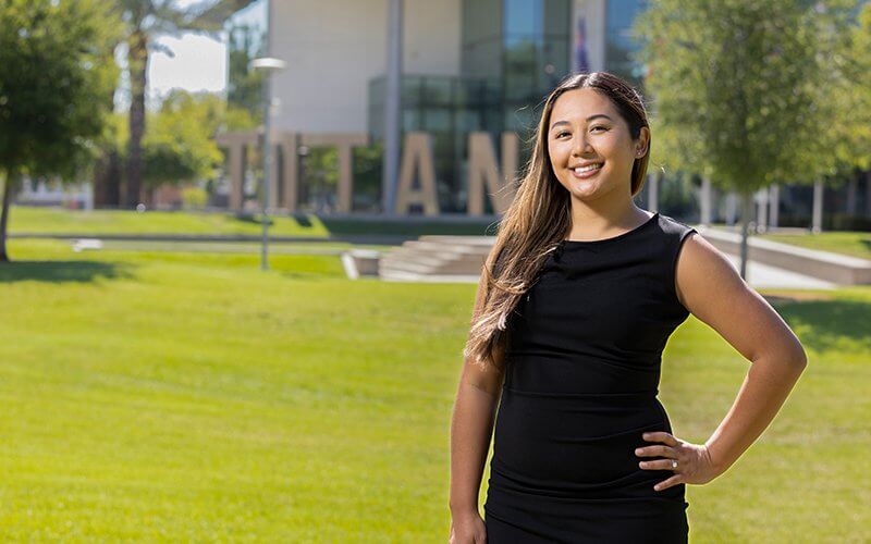 Counseling graduate student Alyssa Khuon