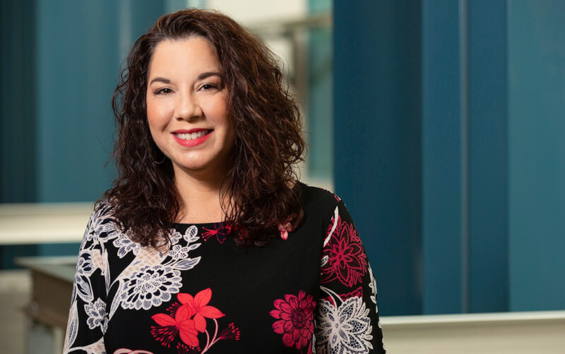 Portrait of Colleen Greene, senior assistant librarian