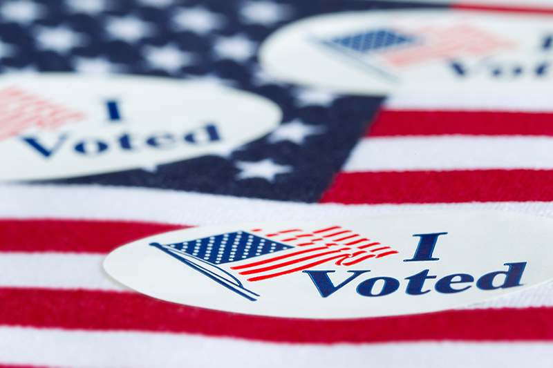 "I Voted" stickers